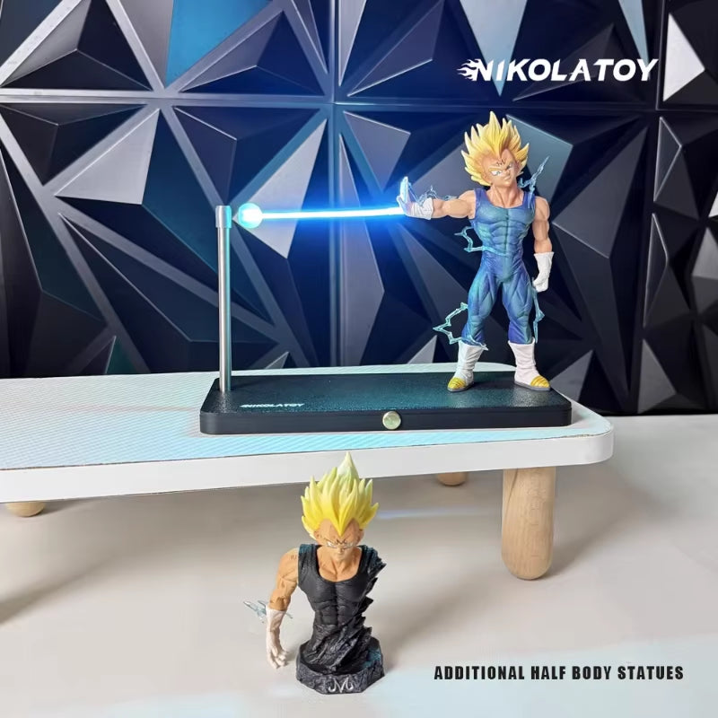 48 Hours Shipment NIKOLATOY Dragon Ball Magnetic Night Light Anime Peripheral Vegeta Super Saiyan Desktop Ornaments