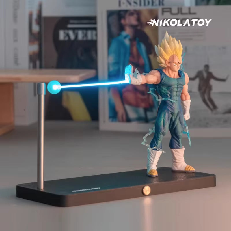 48 Hours Shipment NIKOLATOY Dragon Ball Magnetic Night Light Anime Peripheral Vegeta Super Saiyan Desktop Ornaments