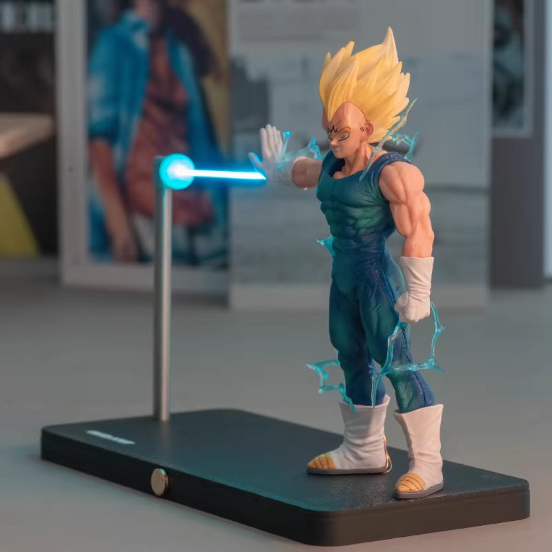 48 Hours Shipment NIKOLATOY Dragon Ball Magnetic Night Light Anime Peripheral Vegeta Super Saiyan Desktop Ornaments
